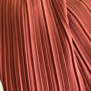 Pleated Tie Waste Skirt